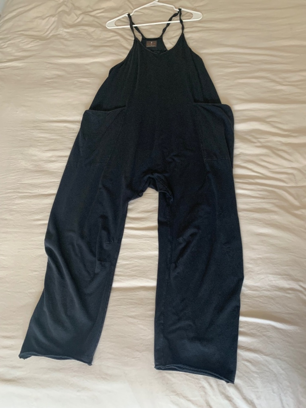 FP Movement Hot Shot Onesie Slouchy Drop Crotch Jumpsuit Overalls Black XS NWOT - Picture 3 of 3